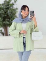 مانتو جیب نما دلیار کد 7836 - تصویر 3