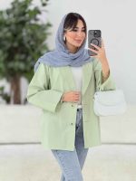 مانتو جیب نما دلیار کد 7836 - تصویر 13