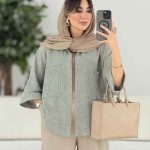 مانتو جیب دوبل النا کد 7895
