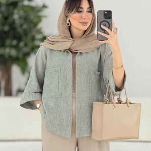 مانتو جیب دوبل النا کد 7895