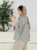 مانتو جیب دوبل النا کد 7895 - تصویر 3