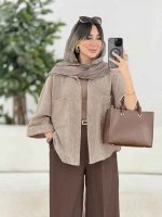 مانتو جیب دوبل النا کد 7895 - تصویر 2