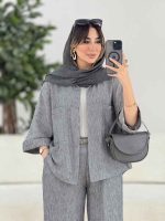 مانتو جیب دوبل النا کد 7895 - تصویر 7