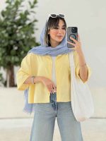شومیز پشت پیله ربکا کد 7897 - تصویر 4