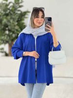 مانتو دو جیب غزاله کد 7902 - تصویر 3