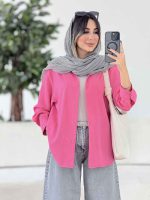 مانتو پشت پیله برش دار کد 8020 - تصویر 4