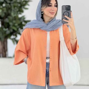 مانتو بغل چاک رونیا کد 8019