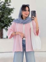 مانتو بغل چاک رونیا کد 8019 - تصویر 10