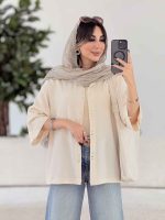 مانتو بغل چاک رونیا کد 8019 - تصویر 8