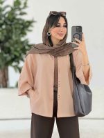 مانتو بغل چاک رونیا کد 8019 - تصویر 4