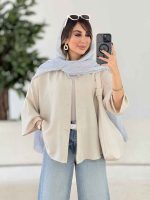 مانتو پشت پیله یاسمن کد 8017 - تصویر 10