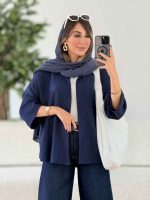 مانتو پشت پیله یاسمن کد 8017 - تصویر 15