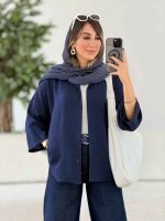 مانتو پشت پیله یاسمن کد 8017 - تصویر 8
