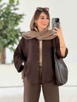 مانتو پشت پیله یاسمن کد 8017 - تصویر 12
