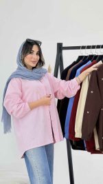 مانتو لینن طرح پاپیون کد 8018 - تصویر 2