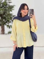 مانتو آستین پاگن نسترن کد 8015 - تصویر 3