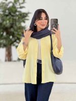 مانتو آستین پاگن نسترن کد 8015 - تصویر 10