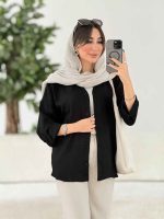 مانتو آستین پاگن نسترن کد 8015 - تصویر 7