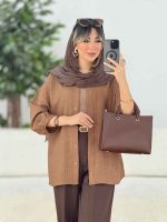 مانتو آستین پیله الهام کد 7933 - تصویر 30