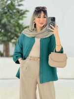 مانتو آستین پیله الهام کد 7933 - تصویر 23