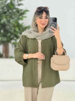مانتو آستین پیله الهام کد 7933 - تصویر 24