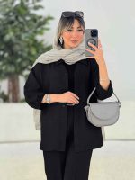مانتو آستین پیله الهام کد 7933 - تصویر 4