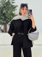 مانتو آستین پیله الهام کد 7933 - تصویر 16