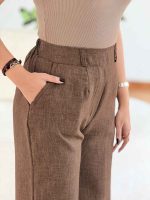 شلوار شانتون کمرکش کد 8023 - تصویر 15