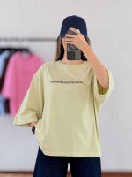 تیشرت cute but overthinker کد 8000 - تصویر 2