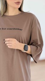 تیشرت cute but overthinker کد 8000 - تصویر 11