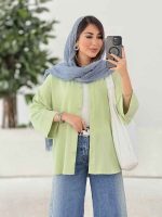 مانتو پشت پیله دریا کد 8021 - تصویر 5