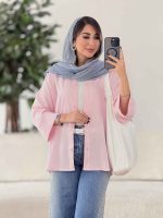 مانتو پشت پیله دریا کد 8021 - تصویر 7