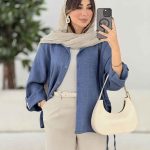 مانتو بغل بند نیاز کد 8054