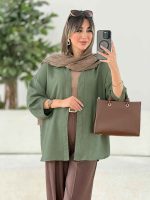 مانتو آستین پیله الهام کد 7933 - تصویر 39