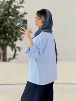 مانتو آستین پاکتی سلین کد 7965 - تصویر 16