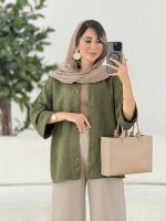مانتو آستین پاکتی سلین کد 7965 - تصویر 44