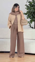 مانتو آستین پاکتی سلین کد 7965 - تصویر 26
