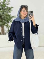 مانتو آستین گت مهدیس کد 7901 - تصویر 6