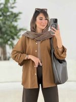 مانتو آستین گت مهدیس کد 7901 - تصویر 20