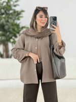 مانتو آستین گت مهدیس کد 7901 - تصویر 13