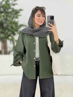 مانتو آستین گت مهدیس کد 7901 - تصویر 21