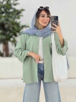 مانتو آستین گت مهدیس کد 7901
