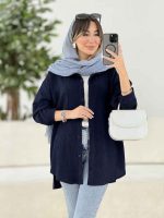 مانتو دو جیب بغل چهاردکمه کد 7906 - تصویر 11
