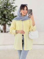 مانتو دو جیب بغل چهاردکمه کد 7906 - تصویر 10