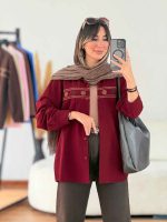مانتو گلدوزی برش دار کد 7903