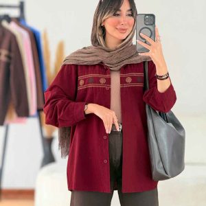 مانتو گلدوزی برش دار کد 7903