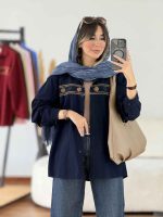 مانتو گلدوزی برش دار کد 7903 - تصویر 18