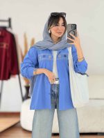 مانتو گلدوزی برش دار کد 7903 - تصویر 6