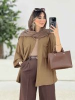 مانتو سر آستین پاگن وندا کد 7909 - تصویر 14
