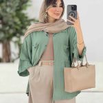 مانتو سر آستین پاگن وندا کد 7909